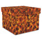 Fire Gift Boxes with Lid - Canvas Wrapped - X-Large - Front/Main