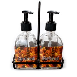 Fire Glass Soap & Lotion Bottles (Personalized)