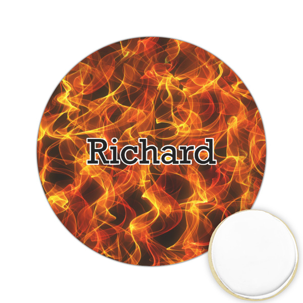 Custom Fire Printed Cookie Topper - 2.15" (Personalized)