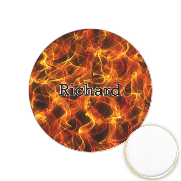 Custom Fire Printed Cookie Topper - 1.25" (Personalized)