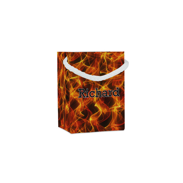 Custom Fire Jewelry Gift Bags - Gloss (Personalized)