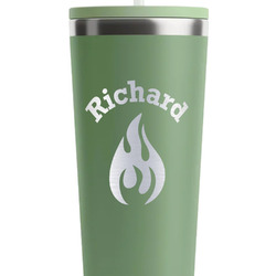 Fire RTIC Everyday Tumbler with Straw - 28oz - Light Green - Double-Sided (Personalized)