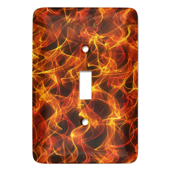 Custom Fire Light Switch Cover