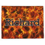 Fire Single-Sided Linen Placemat - Single w/ Name or Text