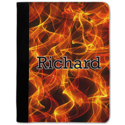 Fire Notebook Padfolio - Medium w/ Name or Text