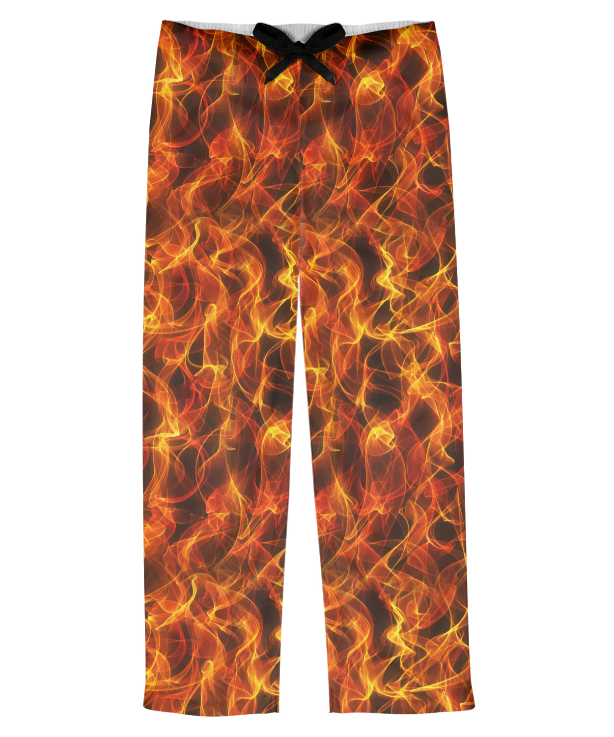 Fire Mens Pajama Pants Flat