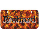 Fire Mini/Bicycle License Plate (2 Holes) (Personalized)