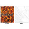 Fire Minky Blanket - 50"x60" - Single Sided - Front & Back