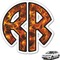 Fire Monogram Car Decal