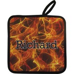 Fire Pot Holder w/ Name or Text