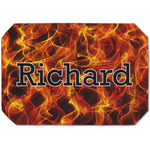 Fire Dining Table Mat - Octagon (Single-Sided) w/ Name or Text