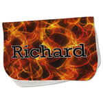 Fire Burp Cloth - Fleece w/ Name or Text