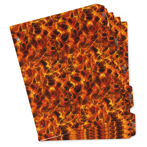 Custom Fire Binder Tab Divider Set (Personalized)