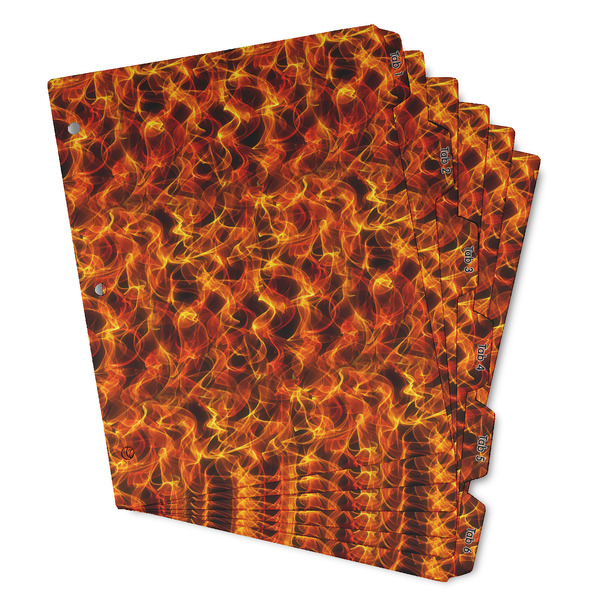 Custom Fire Binder Tab Divider - Set of 6 (Personalized)