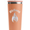 Fire Peach RTIC Everyday Tumbler - 28 oz. - Close Up