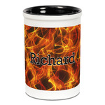 Fire Ceramic Pencil Holders - Black