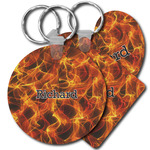 Fire Plastic Keychain (Personalized)