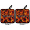 Fire Pot Holders - Set of 2 APPROVAL