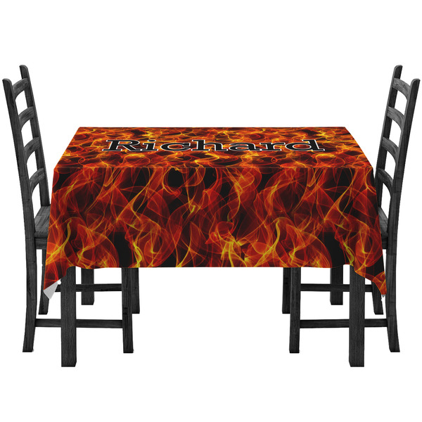 Custom Fire Tablecloth (Personalized)