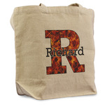 Fire Reusable Cotton Grocery Bag - Single (Personalized)