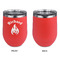 Fire Stainless Wine Tumblers - Coral - Single Sided - Approval