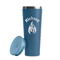 Fire Steel Blue RTIC Everyday Tumbler - 28 oz. - Lid Off