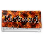 Fire Vinyl Checkbook Cover (Personalized)