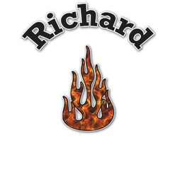 Fire Graphic Decal - Small (Personalized)