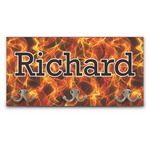 Fire Wall Mounted Coat Rack (Personalized)