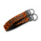 Fire Webbing Keychain FOBs - Size Comparison