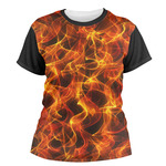 Fire Women's Crew T-Shirt - Medium