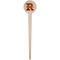 Fire Wooden 4" Food Pick - Round - Single Pick