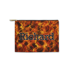 Fire Zipper Pouch - Small - 8.5"x6" (Personalized)