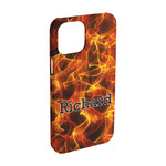 Fire iPhone Case - Plastic - iPhone 15 Pro (Personalized)