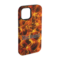 Fire iPhone Case - Rubber Lined - iPhone 15 Pro (Personalized)