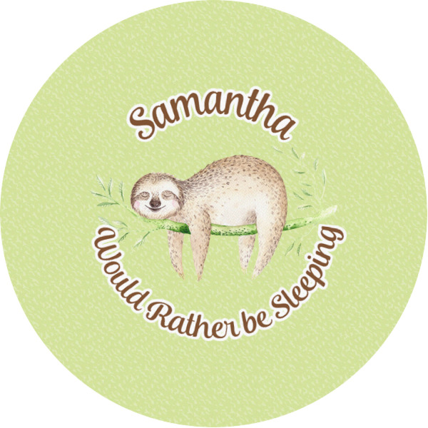 Custom Sloth Multipurpose Round Labels - 1" (Personalized)