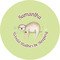 Sloth 1" Multipurpose Round Labels - Single Sticker