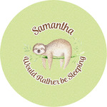 Sloth Multipurpose Round Labels - 2" (Personalized)