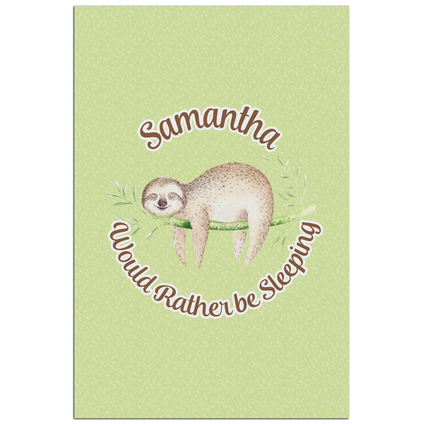 Custom Sloth Poster - Matte - 24x36 (Personalized)