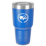 Sloth 30 oz Stainless Steel Tumbler - Royal Blue - Single-Sided (Personalized)