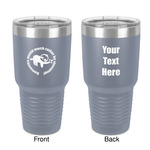 Sloth 30 oz Stainless Steel Tumbler - Grey - Double-Sided (Personalized)