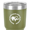 Sloth 30 oz Stainless Steel Ringneck Tumbler - Olive - Close Up