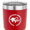 Sloth 30 oz Stainless Steel Ringneck Tumbler - Red - CLOSE UP