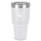 Sloth 30 oz Stainless Steel Ringneck Tumbler - White - Front