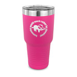 Sloth 30 oz Stainless Steel Tumbler - Pink - Single Sided (Personalized)