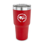 Sloth 30 oz Stainless Steel Tumbler - Red - Single Sided (Personalized)