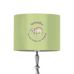 Sloth 8" Drum Lamp Shade - Fabric (Personalized)