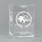 Sloth Acrylic Pen Holder (Personalized)