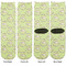 Sloth Adult Crew Socks - Double Pair - Front and Back - Apvl