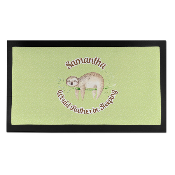 Custom Sloth Bar Mat - Small (Personalized)